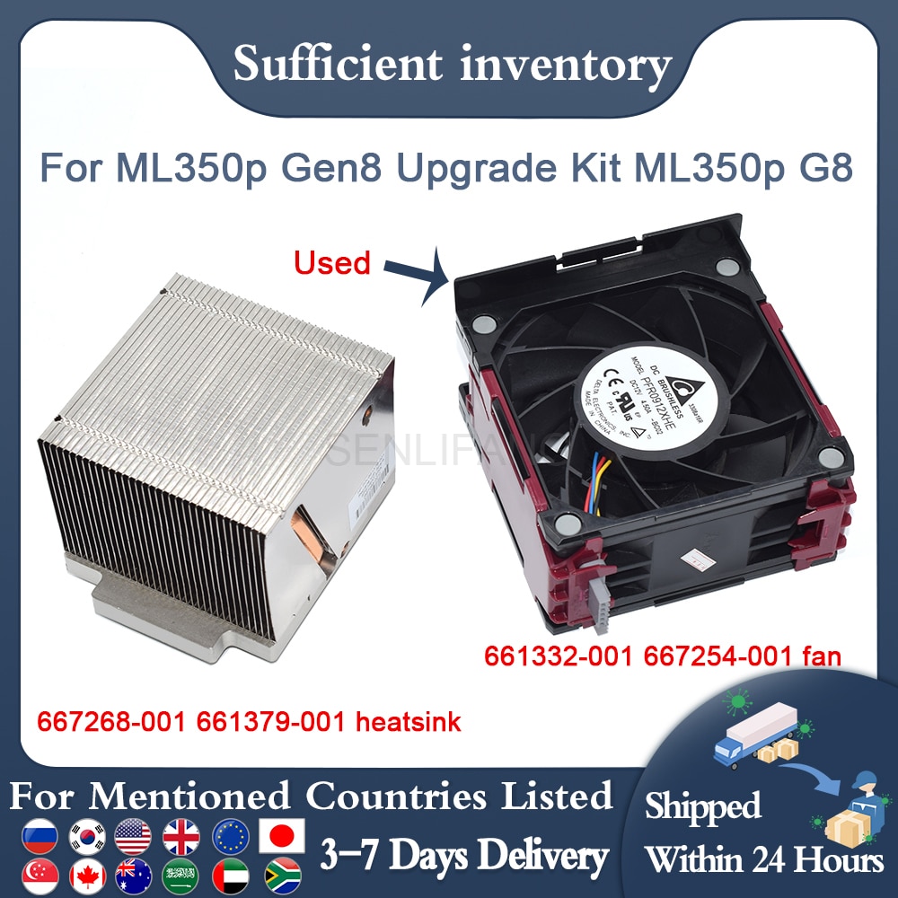 HP ML350P G8 Gen8 CPU ŰƮ μ  , 661332-001 661332-002 667254-001  濭 667268-001 661379-001 ߰